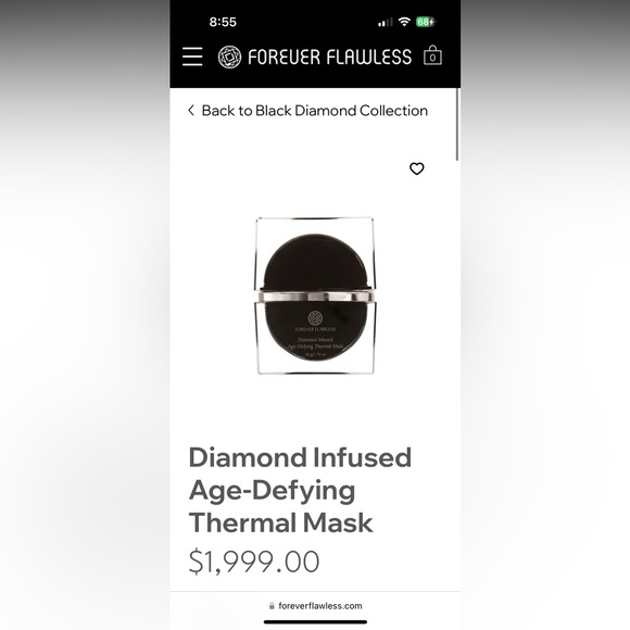 Forever Flawless Diamond Infused Age Defying Thermal Mask - Picture 2 of 2